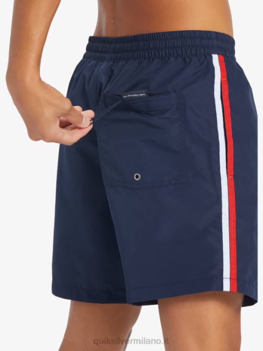 esso Quiksilver uomini spiaggia per favore 17 raffiche blazer blu scuro HTZR280