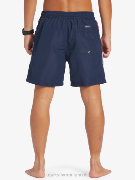 esso Quiksilver uomini spiaggia per favore 17 raffiche blazer blu scuro HTZR280
