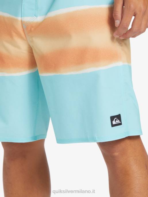 esso Quiksilver uomini surfsilk air brush 19 pantaloncini da surf angelo blu HTZR644