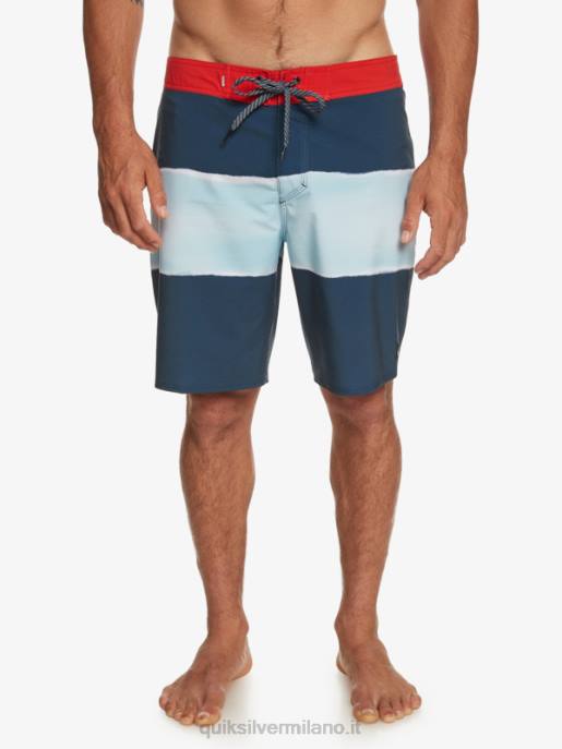 esso Quiksilver uomini surfsilk air brush 19 pantaloncini da surf marina di mezzanotte HTZR645