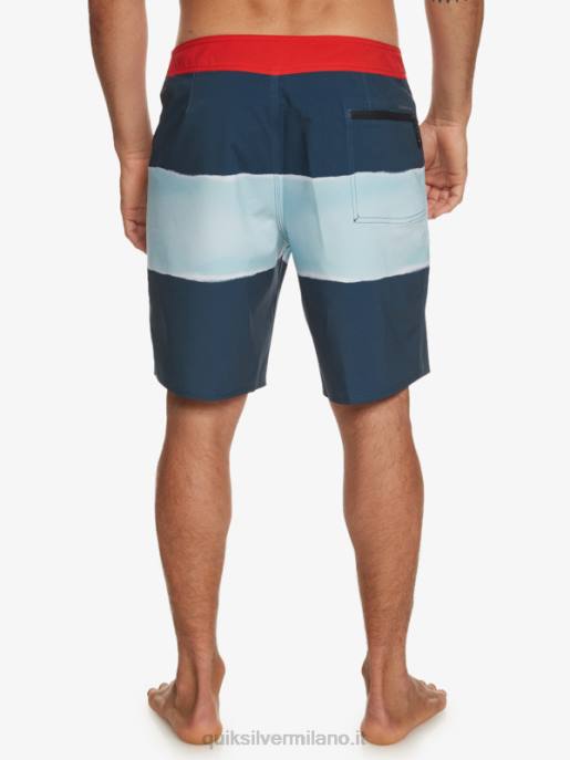 esso Quiksilver uomini surfsilk air brush 19 pantaloncini da surf marina di mezzanotte HTZR645