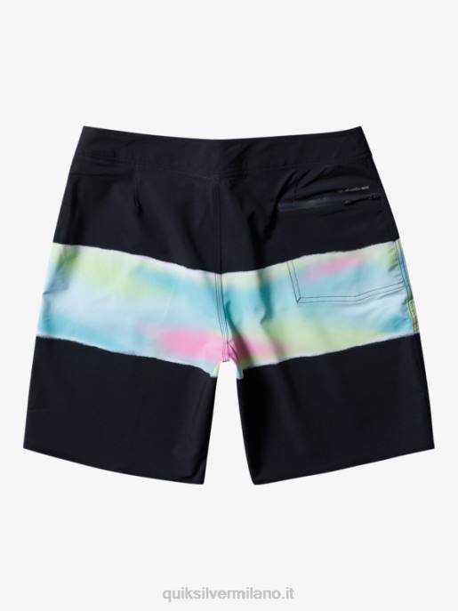 esso Quiksilver uomini surfsilk air brush 19 pantaloncini da surf nero HTZR643