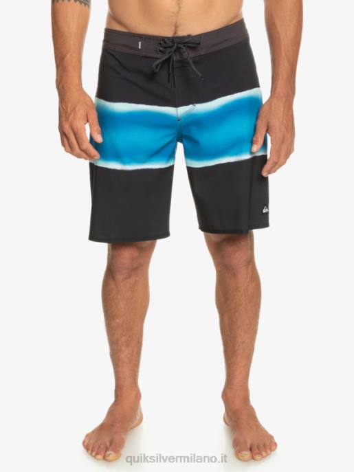 esso Quiksilver uomini surfsilk air brush 19 pantaloncini da surf nero HTZR647