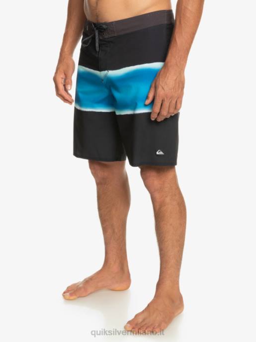 esso Quiksilver uomini surfsilk air brush 19 pantaloncini da surf nero HTZR647