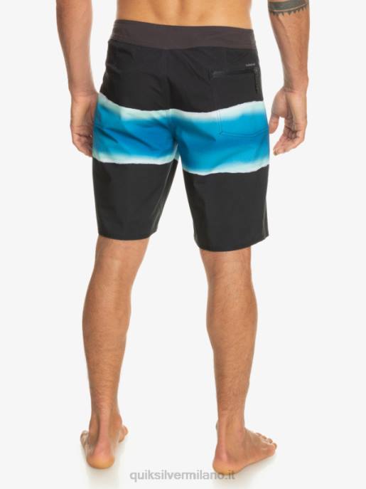 esso Quiksilver uomini surfsilk air brush 19 pantaloncini da surf nero HTZR647
