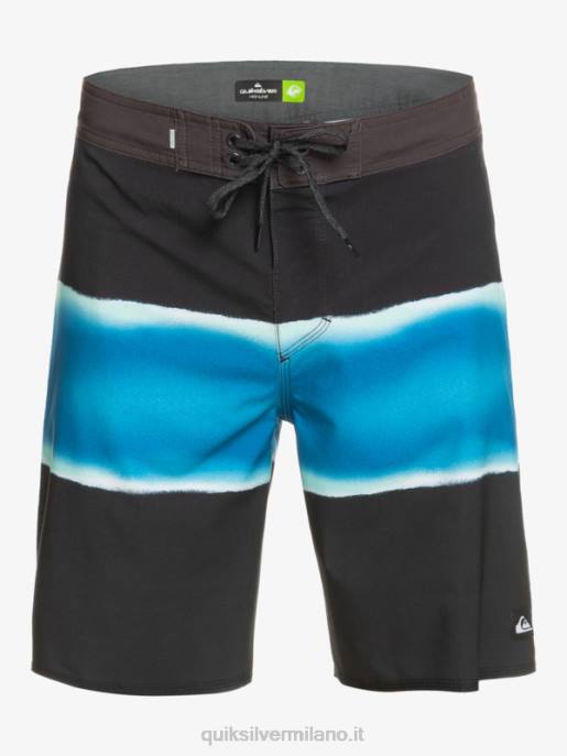 esso Quiksilver uomini surfsilk air brush 19 pantaloncini da surf nero HTZR647