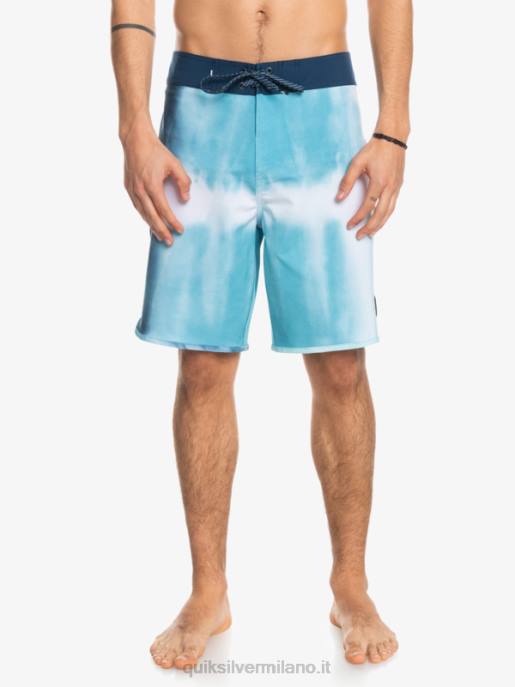 esso Quiksilver uomini surfsilk capesante 19 pantaloncini da surf blu delfino HTZR1494