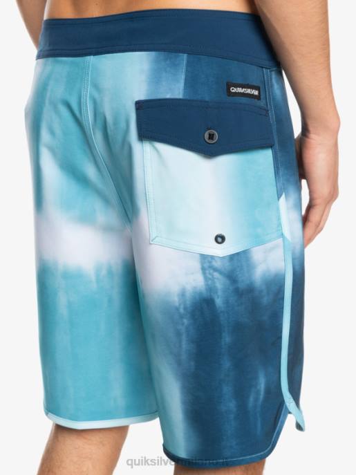 esso Quiksilver uomini surfsilk capesante 19 pantaloncini da surf blu delfino HTZR1494