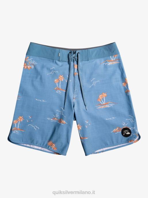 esso Quiksilver uomini surfsilk capesante 19 pantaloncini da surf capitani blu HTZR1498