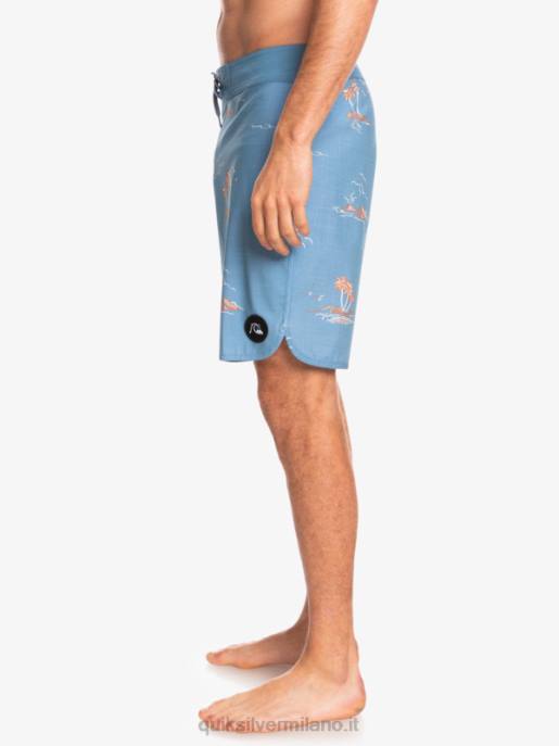 esso Quiksilver uomini surfsilk capesante 19 pantaloncini da surf capitani blu HTZR1498