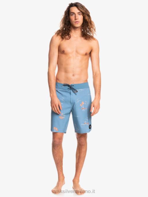 esso Quiksilver uomini surfsilk capesante 19 pantaloncini da surf capitani blu HTZR1498