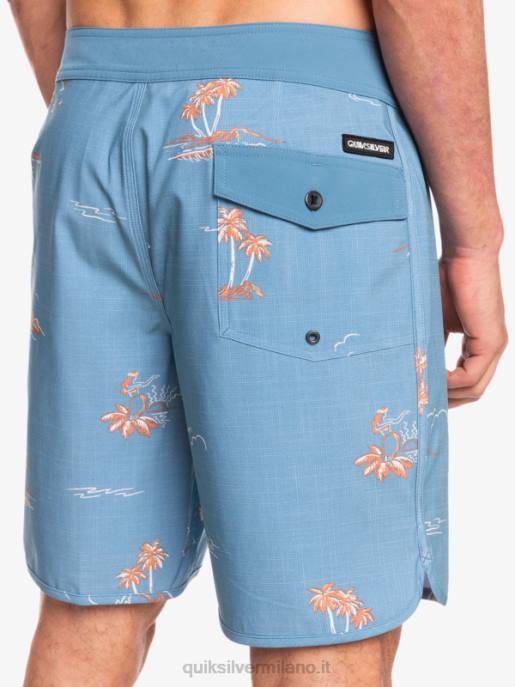 esso Quiksilver uomini surfsilk capesante 19 pantaloncini da surf capitani blu HTZR1498