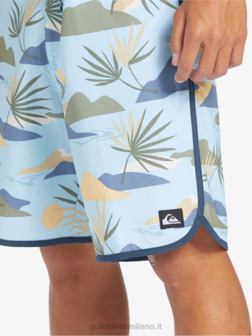 esso Quiksilver uomini surfsilk capesante 19 pantaloncini da surf cielo blu HTZR218
