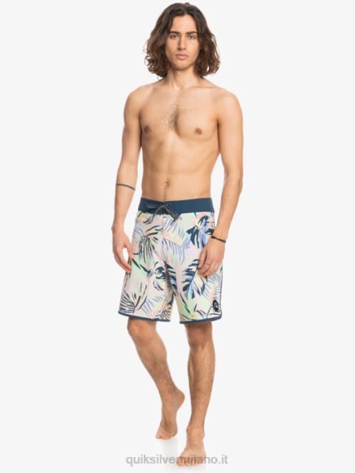 esso Quiksilver uomini surfsilk capesante 19 pantaloncini da surf frusta di pesche HTZR1495