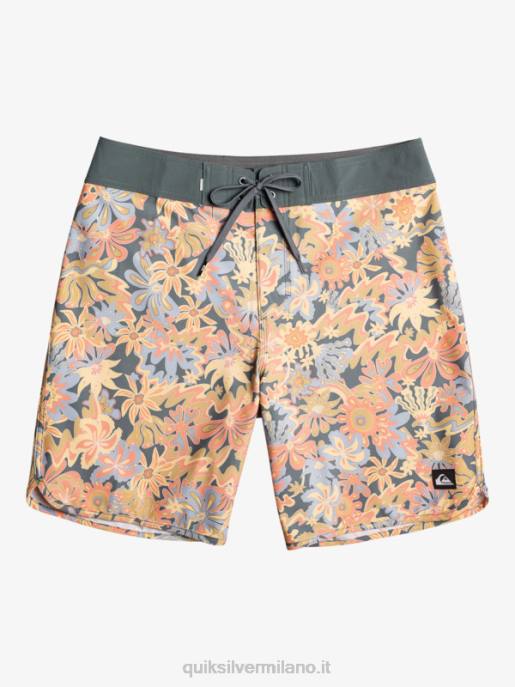 esso Quiksilver uomini surfsilk capesante 19 pantaloncini da surf lavagna scura HTZR219