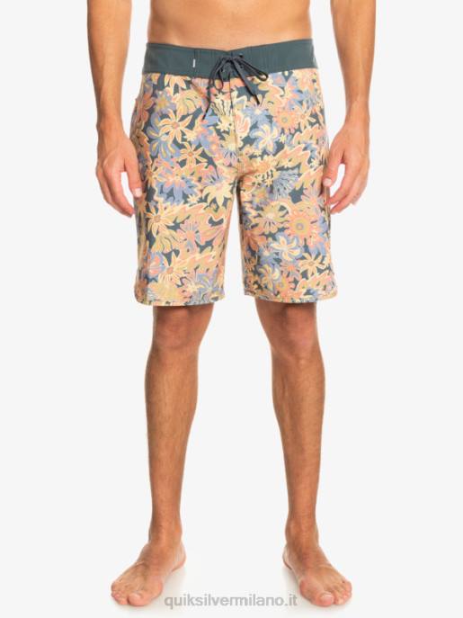 esso Quiksilver uomini surfsilk capesante 19 pantaloncini da surf lavagna scura HTZR219