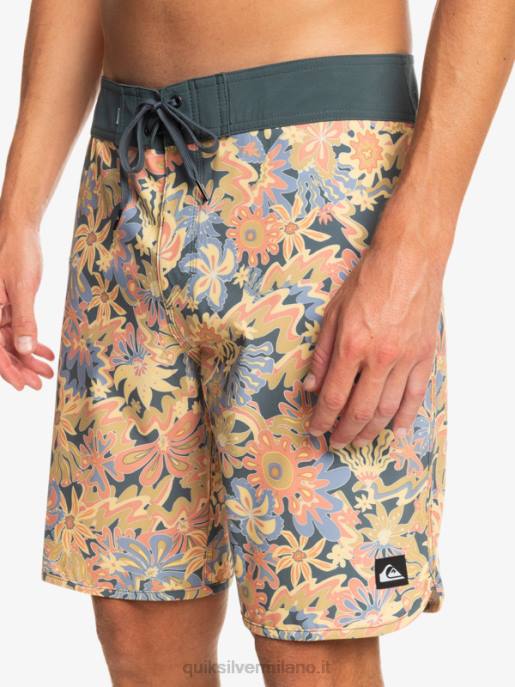 esso Quiksilver uomini surfsilk capesante 19 pantaloncini da surf lavagna scura HTZR219