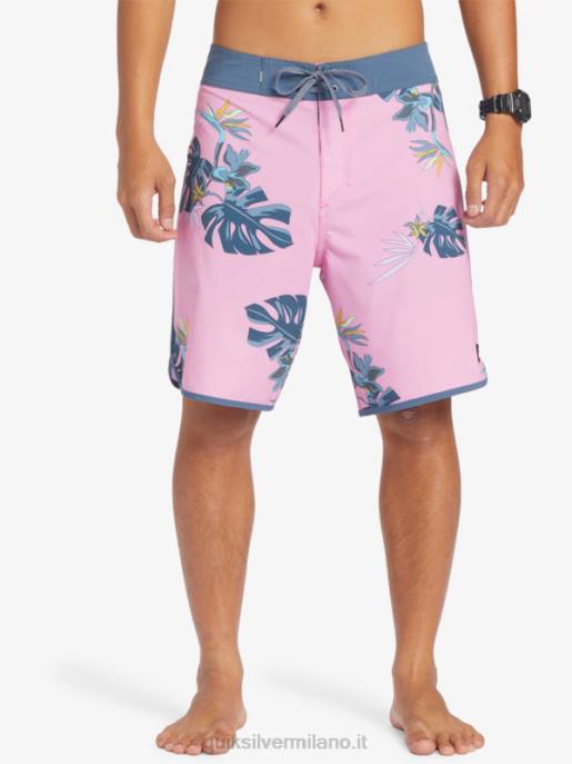 esso Quiksilver uomini surfsilk capesante 19 pantaloncini da surf malva chiaro di luna HTZR217
