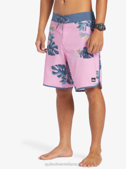 esso Quiksilver uomini surfsilk capesante 19 pantaloncini da surf malva chiaro di luna HTZR217
