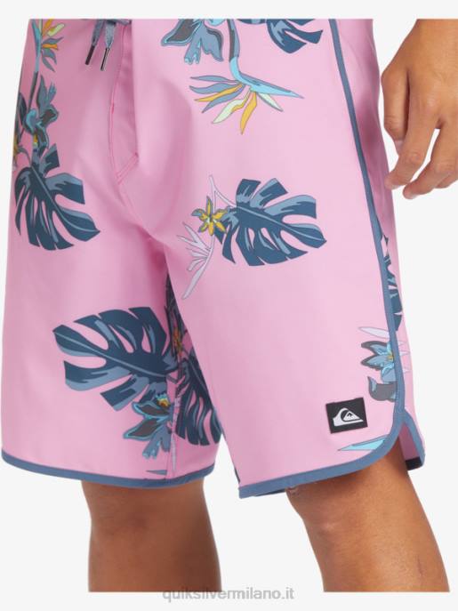 esso Quiksilver uomini surfsilk capesante 19 pantaloncini da surf malva chiaro di luna HTZR217