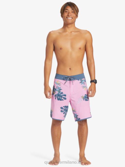 esso Quiksilver uomini surfsilk capesante 19 pantaloncini da surf malva chiaro di luna HTZR217