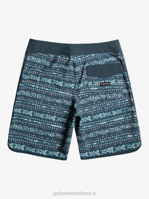 esso Quiksilver uomini surfsilk capesante 19 pantaloncini da surf marina di mezzanotte HTZR221