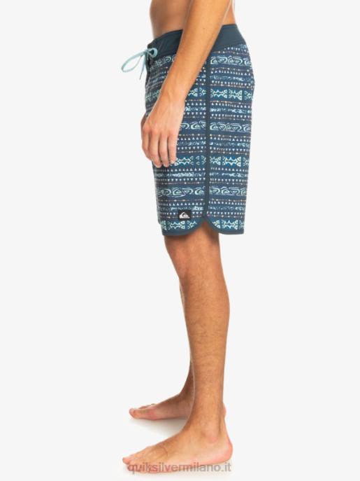 esso Quiksilver uomini surfsilk capesante 19 pantaloncini da surf marina di mezzanotte HTZR221