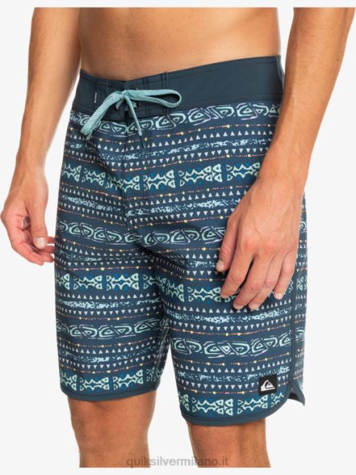 esso Quiksilver uomini surfsilk capesante 19 pantaloncini da surf marina di mezzanotte HTZR221