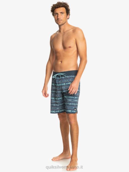 esso Quiksilver uomini surfsilk capesante 19 pantaloncini da surf marina di mezzanotte HTZR221