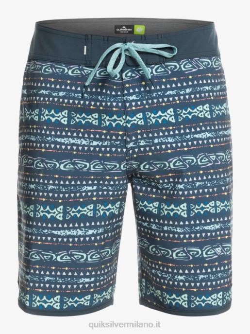 esso Quiksilver uomini surfsilk capesante 19 pantaloncini da surf marina di mezzanotte HTZR221