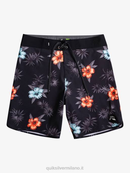 esso Quiksilver uomini surfsilk capesante 19 pantaloncini da surf nero HTZR1496