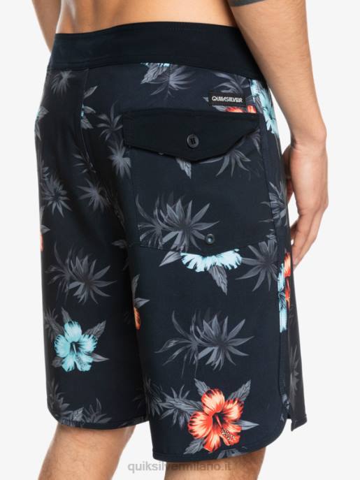 esso Quiksilver uomini surfsilk capesante 19 pantaloncini da surf nero HTZR1496