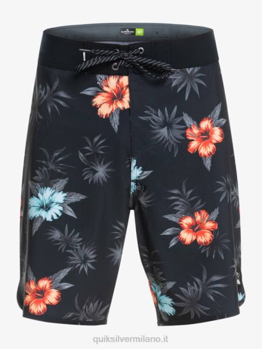 esso Quiksilver uomini surfsilk capesante 19 pantaloncini da surf nero HTZR1496
