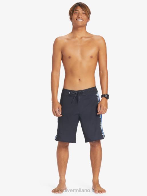 esso Quiksilver uomini surfsilk capesante 19 pantaloncini da surf nero HTZR216