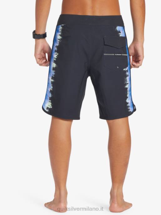 esso Quiksilver uomini surfsilk capesante 19 pantaloncini da surf nero HTZR216