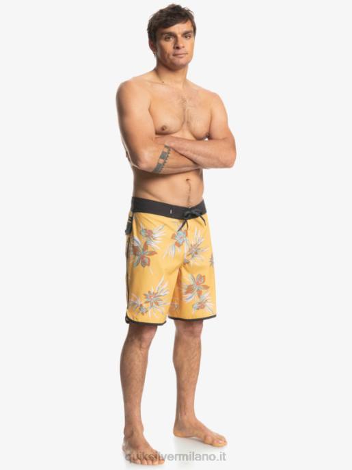 esso Quiksilver uomini surfsilk capesante 19 pantaloncini da surf ocra HTZR1491