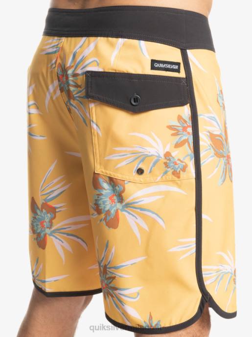 esso Quiksilver uomini surfsilk capesante 19 pantaloncini da surf ocra HTZR1491