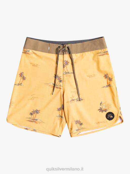 esso Quiksilver uomini surfsilk capesante 19 pantaloncini da surf ocra HTZR1497