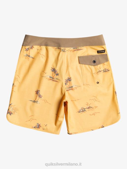 esso Quiksilver uomini surfsilk capesante 19 pantaloncini da surf ocra HTZR1497