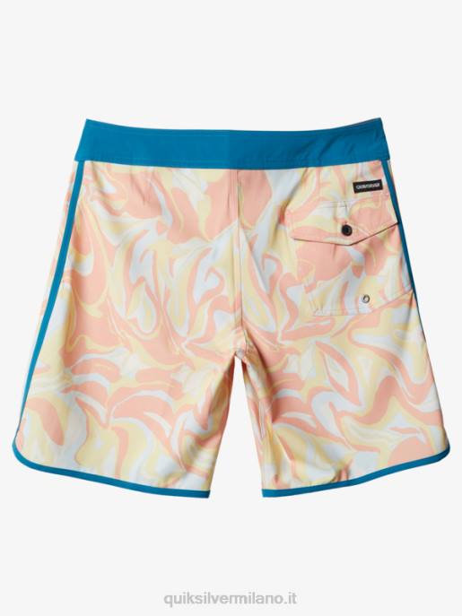 esso Quiksilver uomini surfsilk capesante 19 pantaloncini da surf rosa pesca HTZR1499