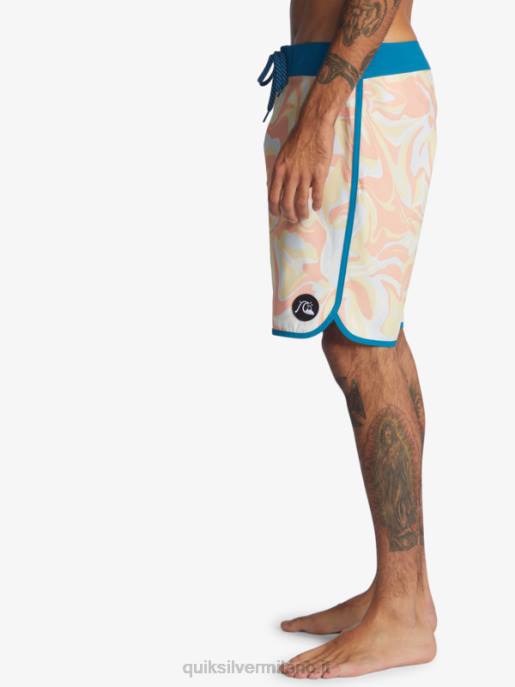 esso Quiksilver uomini surfsilk capesante 19 pantaloncini da surf rosa pesca HTZR1499