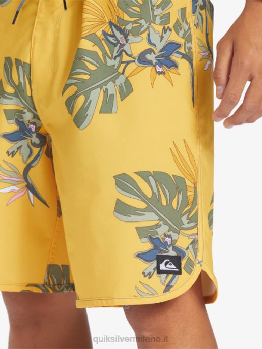 esso Quiksilver uomini surfsilk capesante 19 pantaloncini da surf tuorlo HTZR214