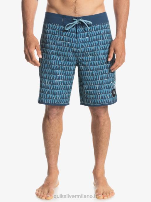 esso Quiksilver uomini surfsilk hawaii capesante 19 pantaloncini da surf azzurro provinciale HTZR1323