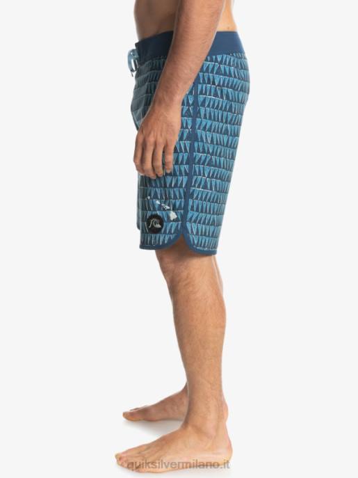 esso Quiksilver uomini surfsilk hawaii capesante 19 pantaloncini da surf azzurro provinciale HTZR1323