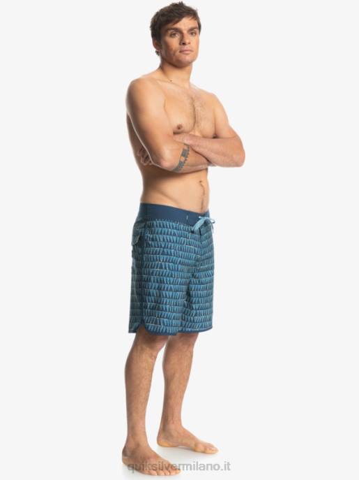 esso Quiksilver uomini surfsilk hawaii capesante 19 pantaloncini da surf azzurro provinciale HTZR1323
