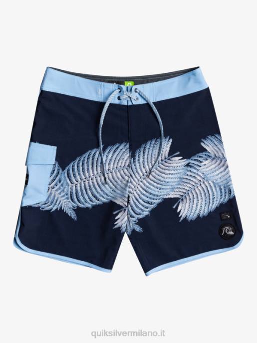 esso Quiksilver uomini surfsilk hawaii capesante 19 pantaloncini da surf blazer blu scuro HTZR1880