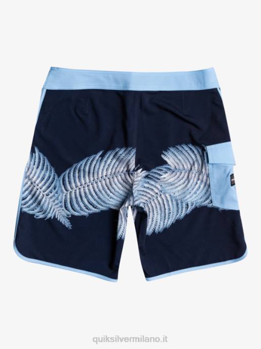esso Quiksilver uomini surfsilk hawaii capesante 19 pantaloncini da surf blazer blu scuro HTZR1880
