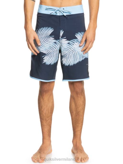 esso Quiksilver uomini surfsilk hawaii capesante 19 pantaloncini da surf blazer blu scuro HTZR1880