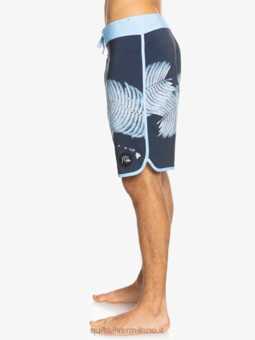 esso Quiksilver uomini surfsilk hawaii capesante 19 pantaloncini da surf blazer blu scuro HTZR1880
