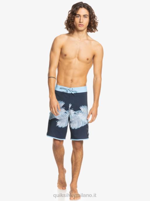 esso Quiksilver uomini surfsilk hawaii capesante 19 pantaloncini da surf blazer blu scuro HTZR1880
